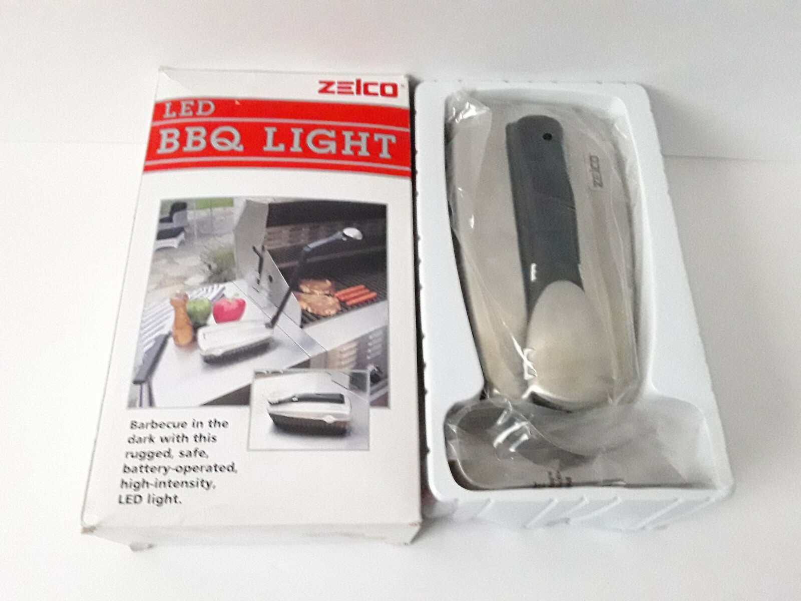 New Zelco High-Intensity Flexible LED Grill BBQ Barbecue Light Stainless Steel