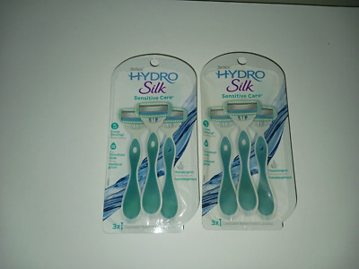 Schick Hydro Silk 5-Blade Sensitive Care Women's Disposable Razors 3 Ct Hydrates