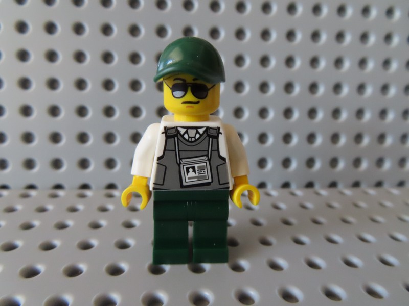 Lego Figur Train Security Officer Trn243  60198  Neu