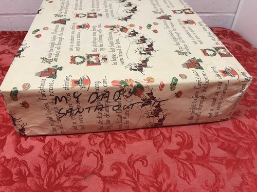 Vintage homemade Santa Claus suit with hat