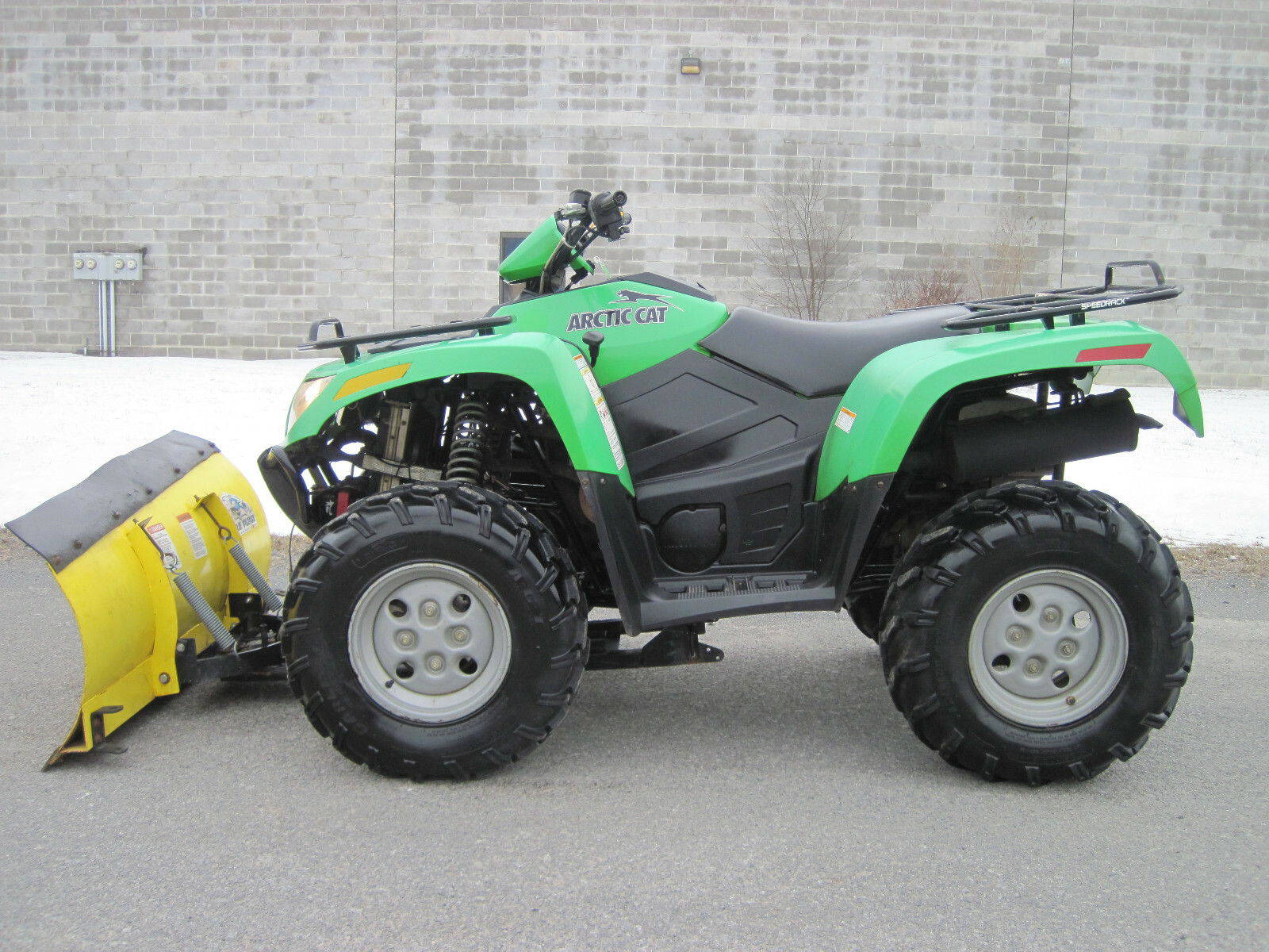 2008 ARCTIC CAT 650 H1 PLOW EFI 4X4 1000MI AUTOMATIC ARCTICCAT TEXTRON TRV XT GT
