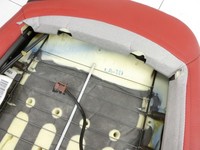 BMW E88 120d LCI 08-11 Cabrio Leder Sitzbezug Rückenpolster Rot Leder Bezug Links Vorne BMW E88 120d LCI 08-11... Vorschau 5