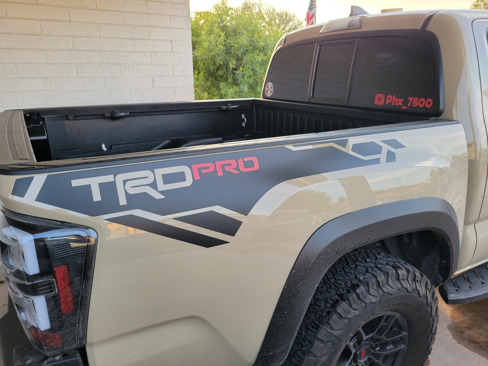 2X Toyota Tacoma TRD PRO 2016-2021 side Vinyl Decals