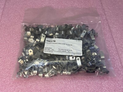 LOT OF 250=PCS  5/16 HOLD 3/8 WIDE ALUMINUM CABLE CLAMP