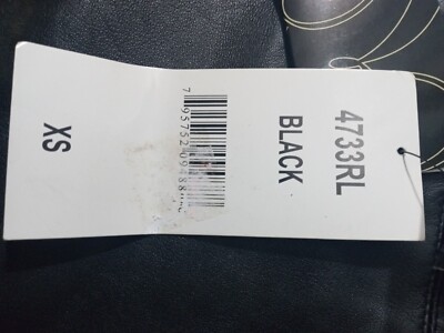 Excelled Leather Coat Black Sz. XS