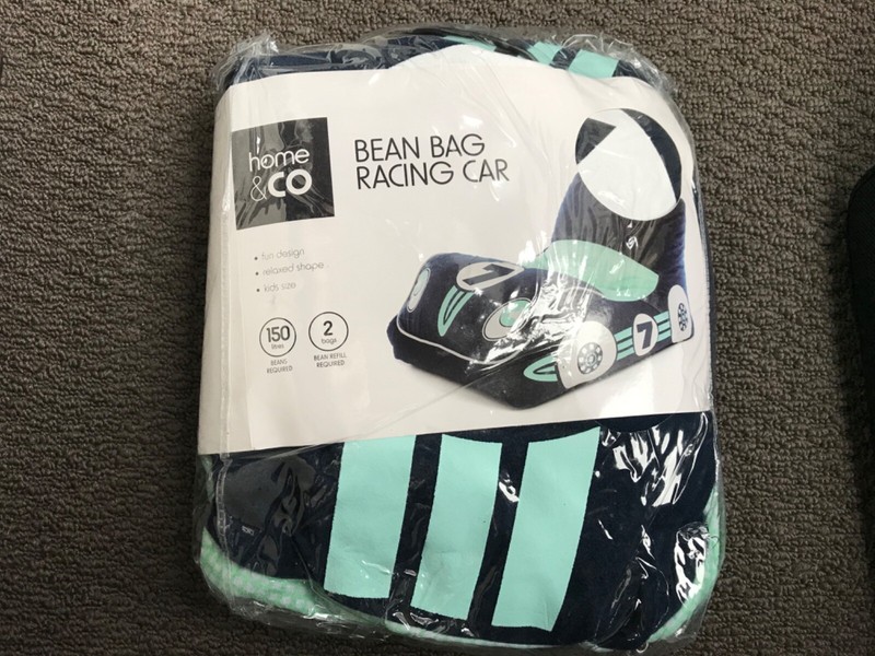 racing car bean bag
