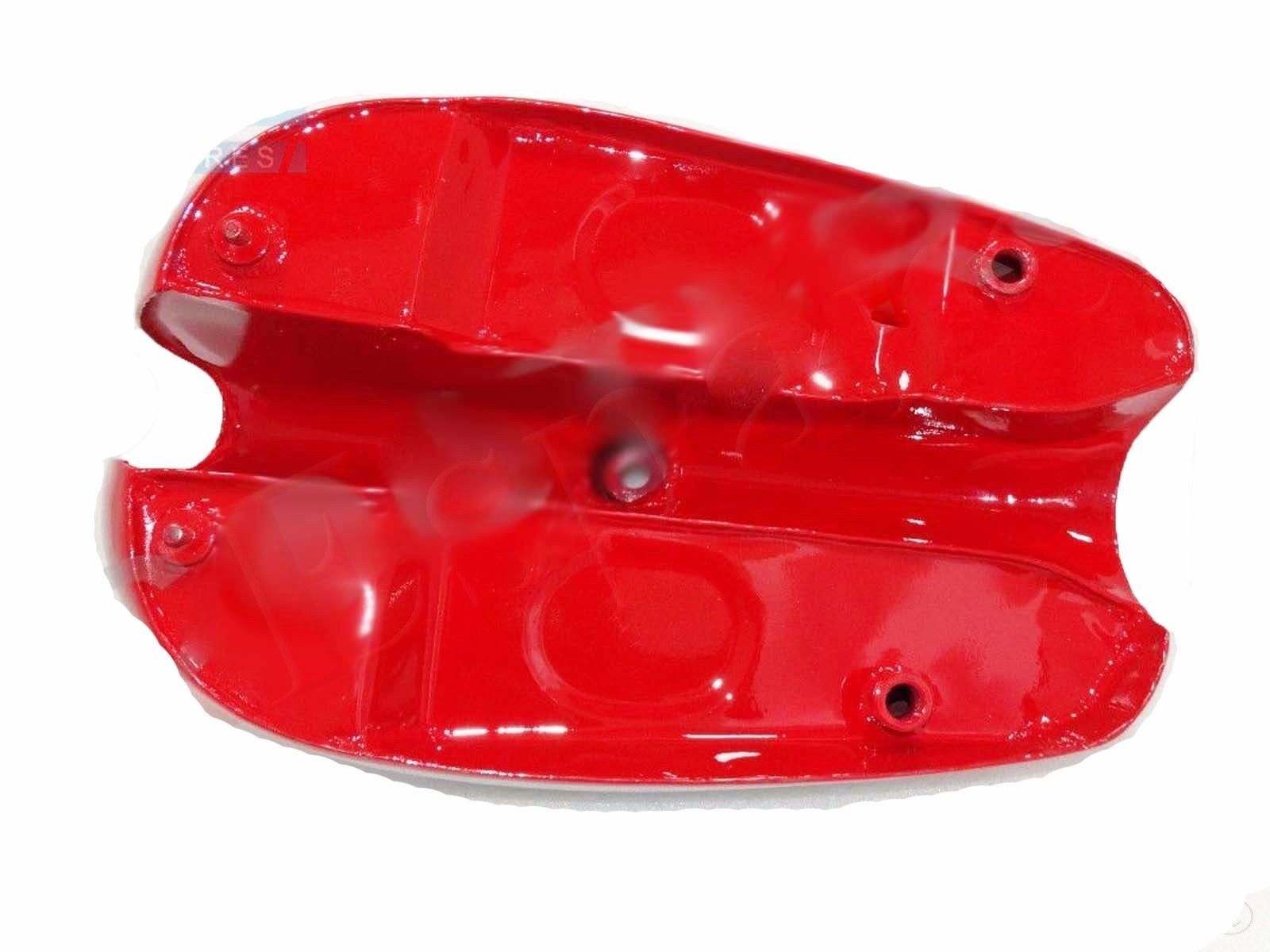BSA B31 A7 A10 swing arm frame gas fuel petrol tank Chrome plated and Red Painted   