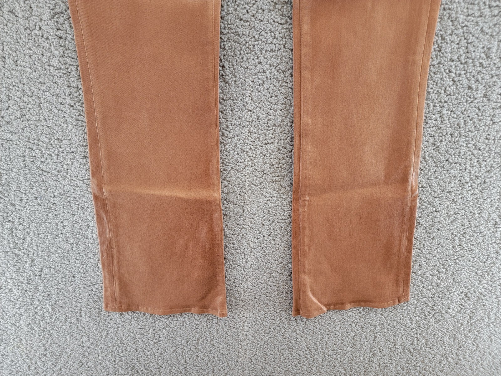 L'Agence Selma High Rise Sleek Baby Bootcut Jeans Women's 29 Fawn Coated - Picture 4 of 18