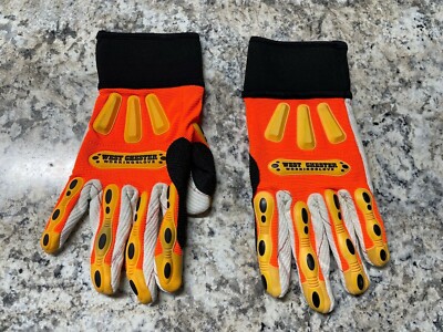 Large Westchester Working Gloves Impact Resistant Gloves High Visibility #78747