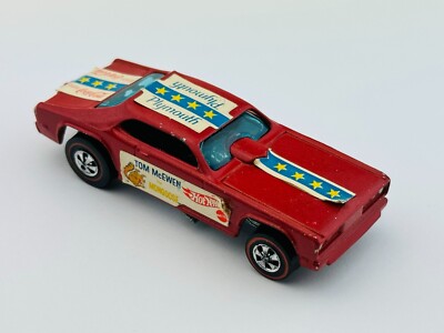 Hot Wheels Redline MONGOOSE Funny Car HK Red Enamel Very Nice !!!