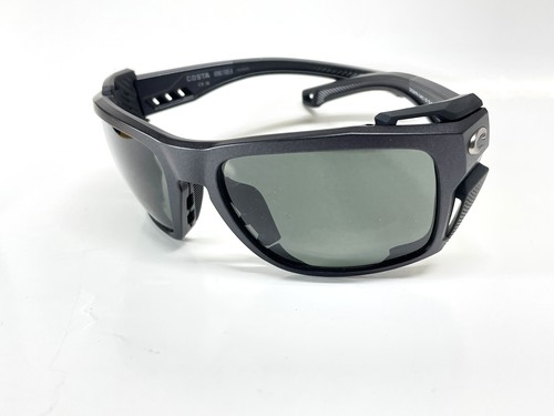 Costa Del Mar KING TIDE 8 BLACK PEARL Matte Frame 580 Gray Glass lens