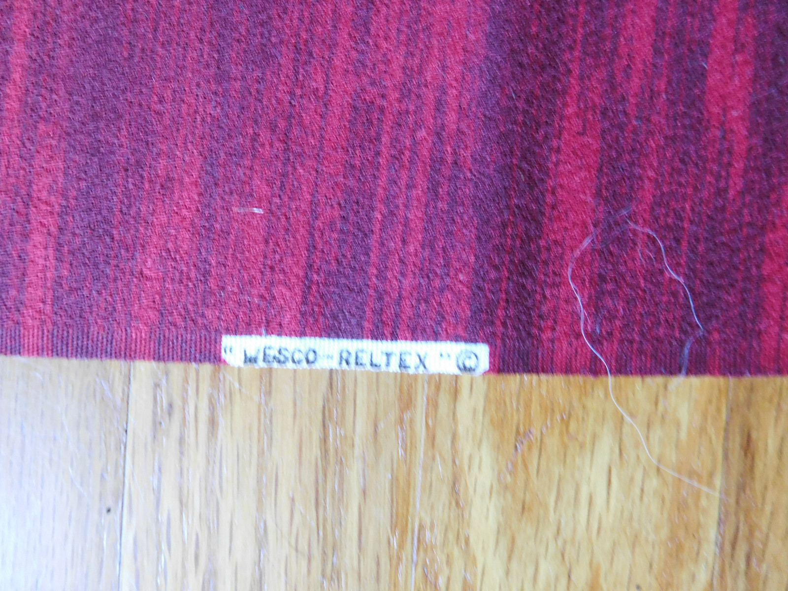 Vintage Wesco Reltex Fabric Panel Nautical American Flag Sailing Ship 44