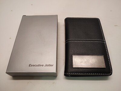 New Black Business Memo Notepad with Built-in Calculator 3.5 X 5.5 