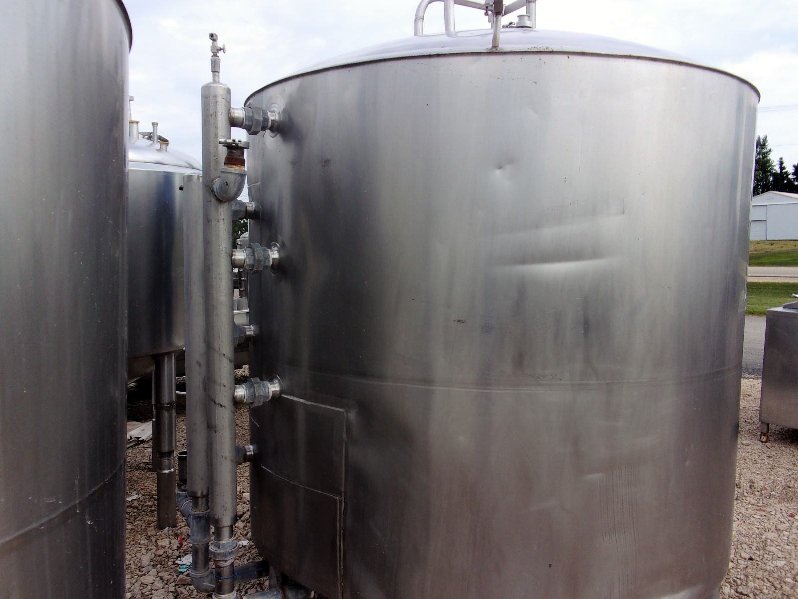 1500 Gallon Stainless Steel Scrape Agitation Mix Tank