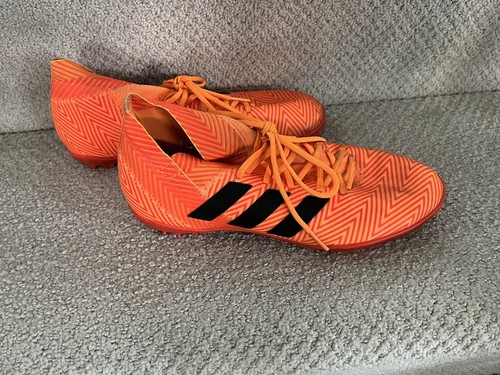 ADIDAS NEMEZIZ 18.1 FG AG SOCCER CLEATS SHOES ORANGE DA9588
