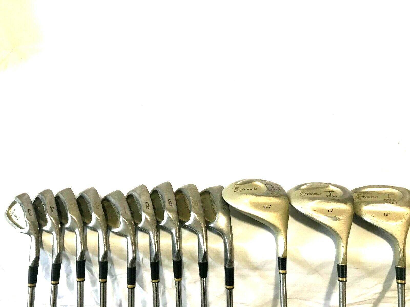 KS Tour II Oversize Golf Club Set 3-9 Irons + P&S Steel 1 3 5