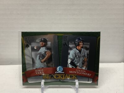 2022 Bowman Draft Blackjack #BJ-1 Norge Vera Colson Montgomery - White Sox
