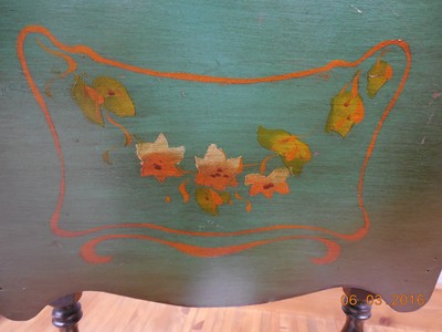 Old Vintage Book Stand Rack - Tole Paint  #  C40