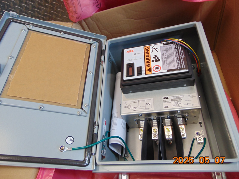 ABB TPME120Y08NSWM SURGE PROTECTIVE DEVICE 120/208V 3-PHASE