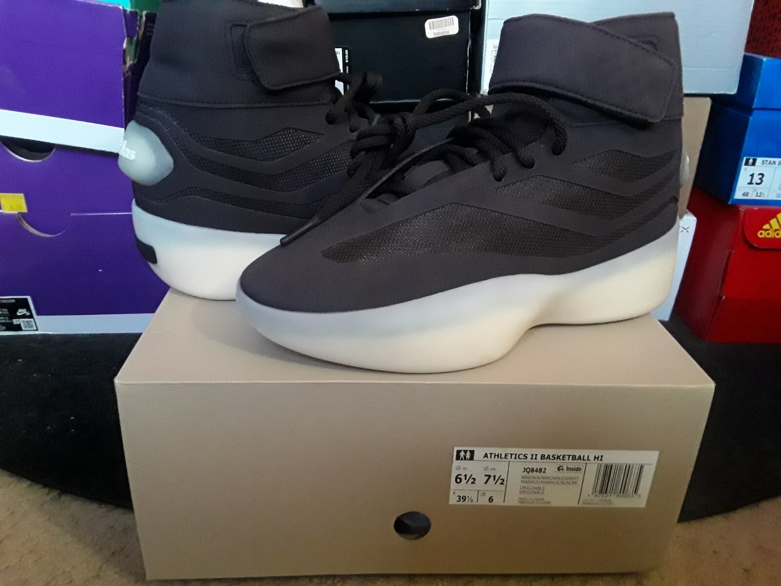 Adidas Fear Of God Athletics II 2 Basketball High Night Adidas Fear Of God Athletics II 2 Basketball High Night
