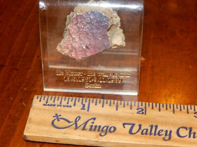 DIE MAUER THE WALL LE MUR 13.8.1961-9.11.1989 PIECE OF BERLIN WALL SOUVENIER