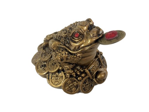 Chinese Decor Brass Desktop Gong Feng Shui Zen Art Chinese