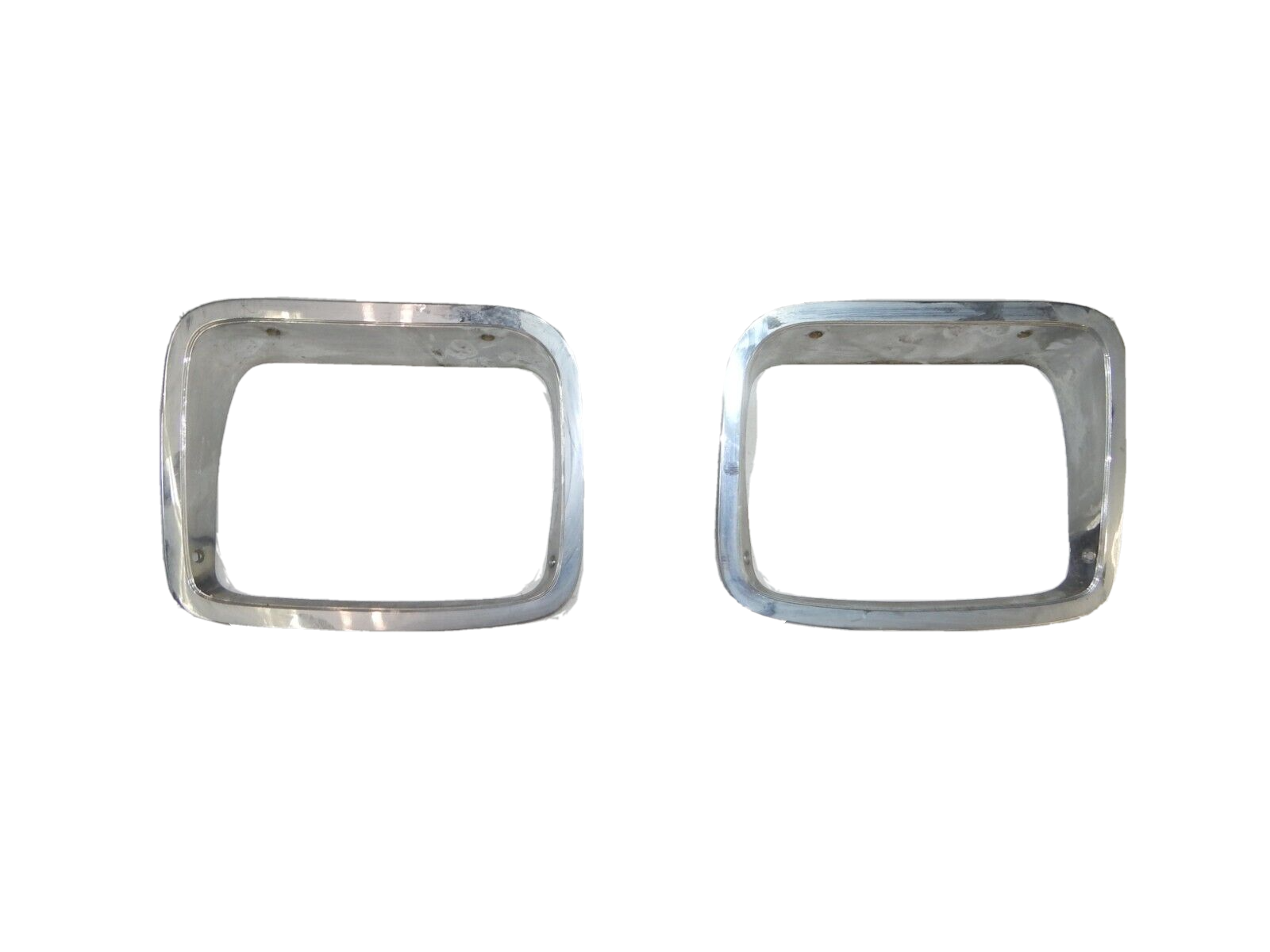 Jeep Wrangler YJ 87-95 OEM Head Light Bezel Trim Pair Chrome
