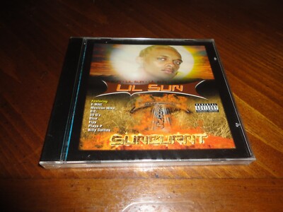 LIL SUN - SUNBURNT - Texas Rap CD - E-MAC Mexican Mike PLAYA-P - 2001