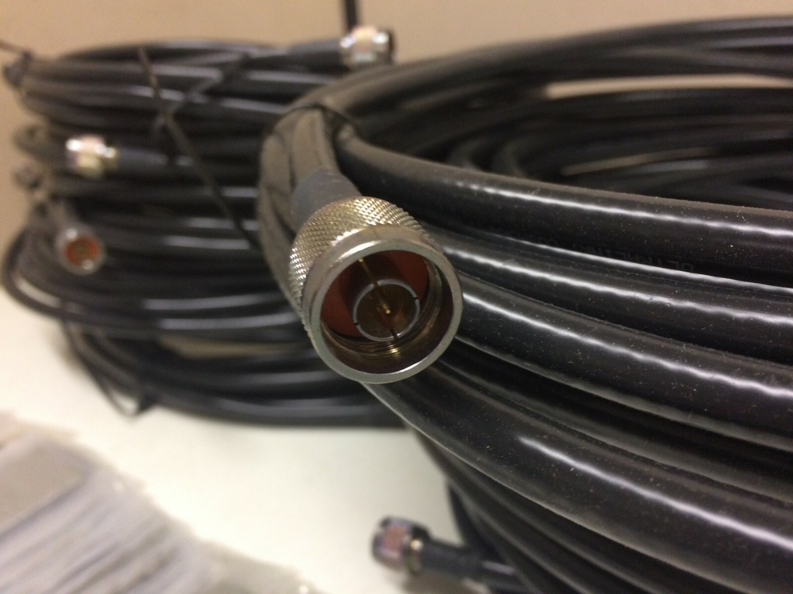 LOT of 12 NEW Cushcraft 25ft N (Male) to N (M) Coaxial Antenna Cable CASNM300LNM