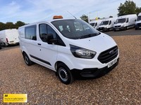 2018 Ford Transit Custom 2.0 280 EcoBlue Crew Van Double Cab 5dr Diesel Manual L