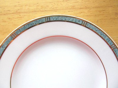 BERNARDAUD ANTINEA VERT BREAD AND BUTTER PLATE
