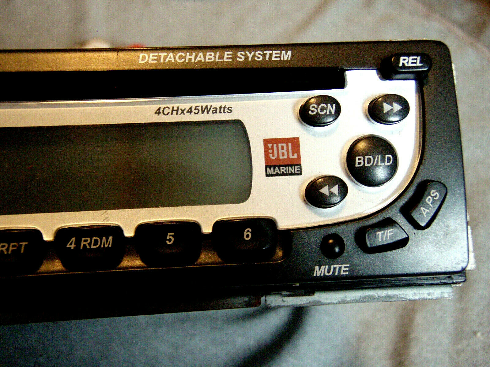 JBL Marine CD Player Radio, In-Dash, Boat, Audio, MR-4,  45w x 4, MR-4B