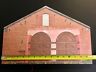 S Scale Scratch Built Engine Shed House Building Flat, w/ LED American Flyer 7