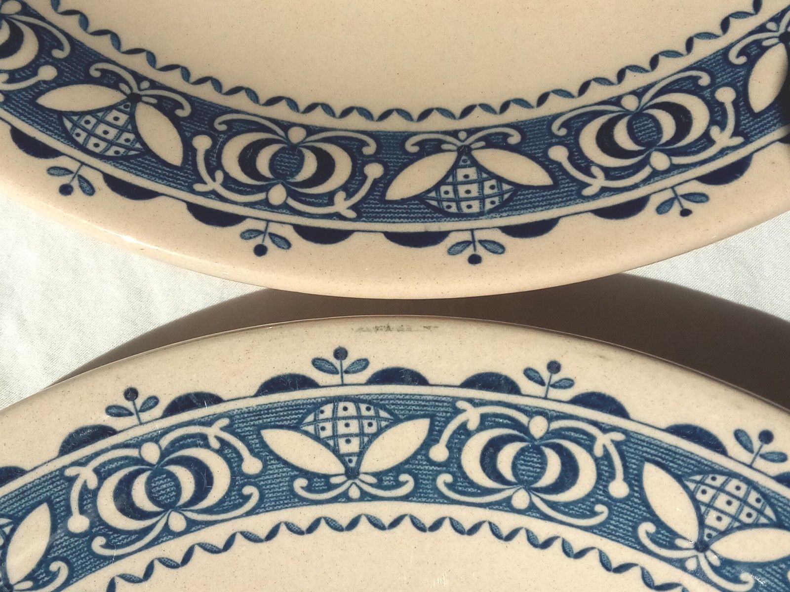 Vintage Johnson Bros Old Granite Hearts & Flowers 10