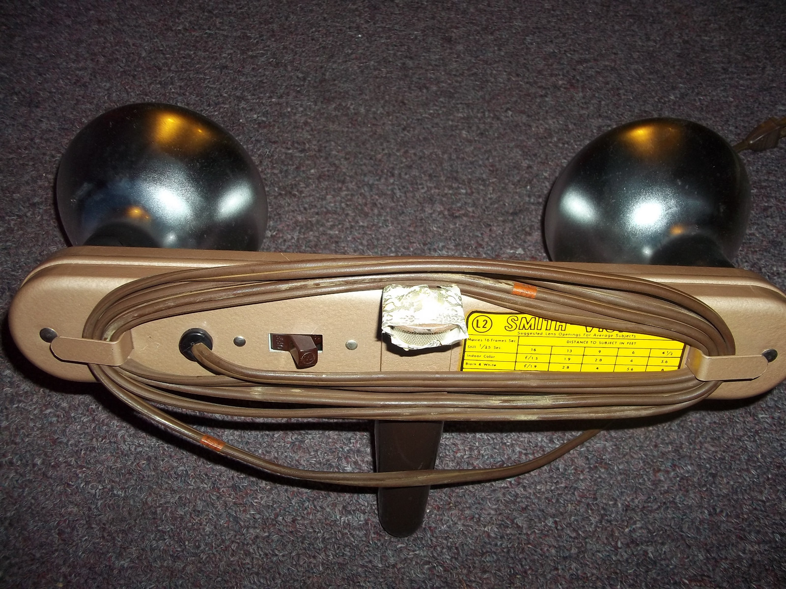 Vintage 2 Socket Light Bar SMITH VICTOR