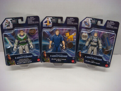 Mattel 2021 Disney Pixar Lightyear Buzz Lightyear Figure Lot (3) NIP