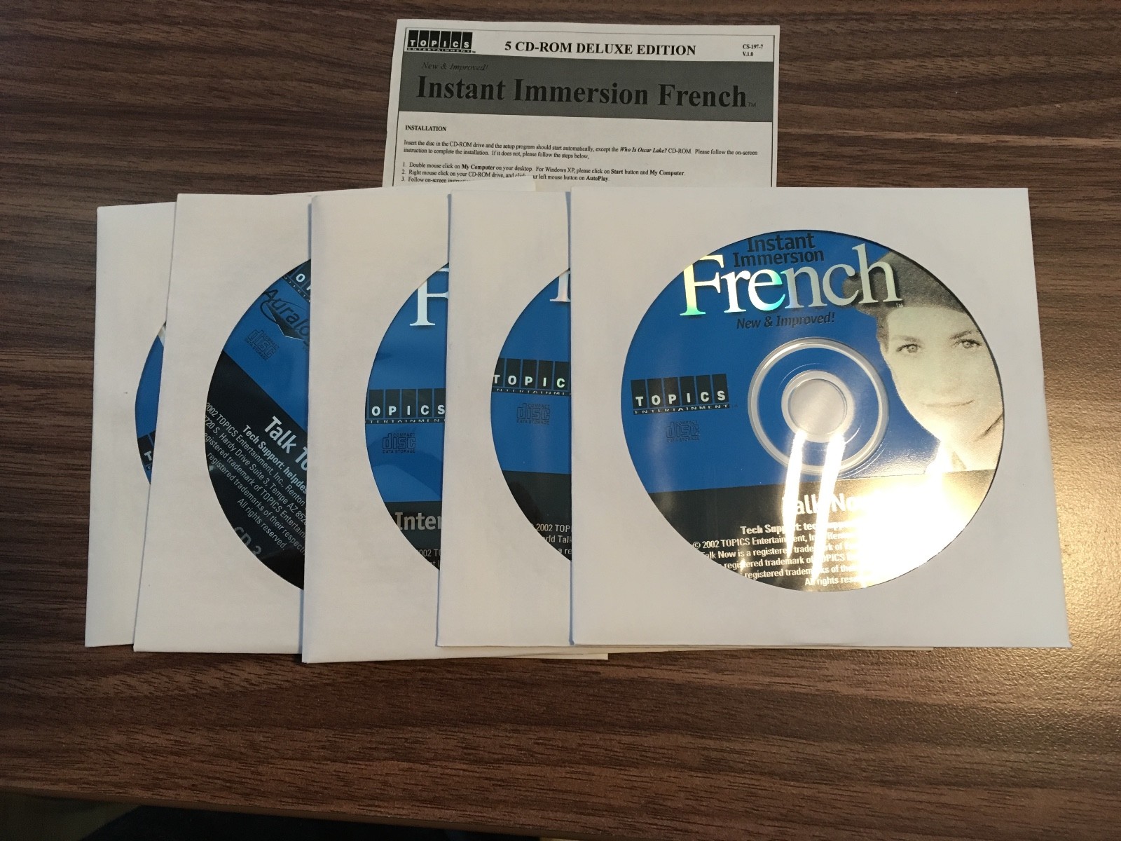 Topics Entertainment Instant Immersion French Deluxe FREE SHIPPING!