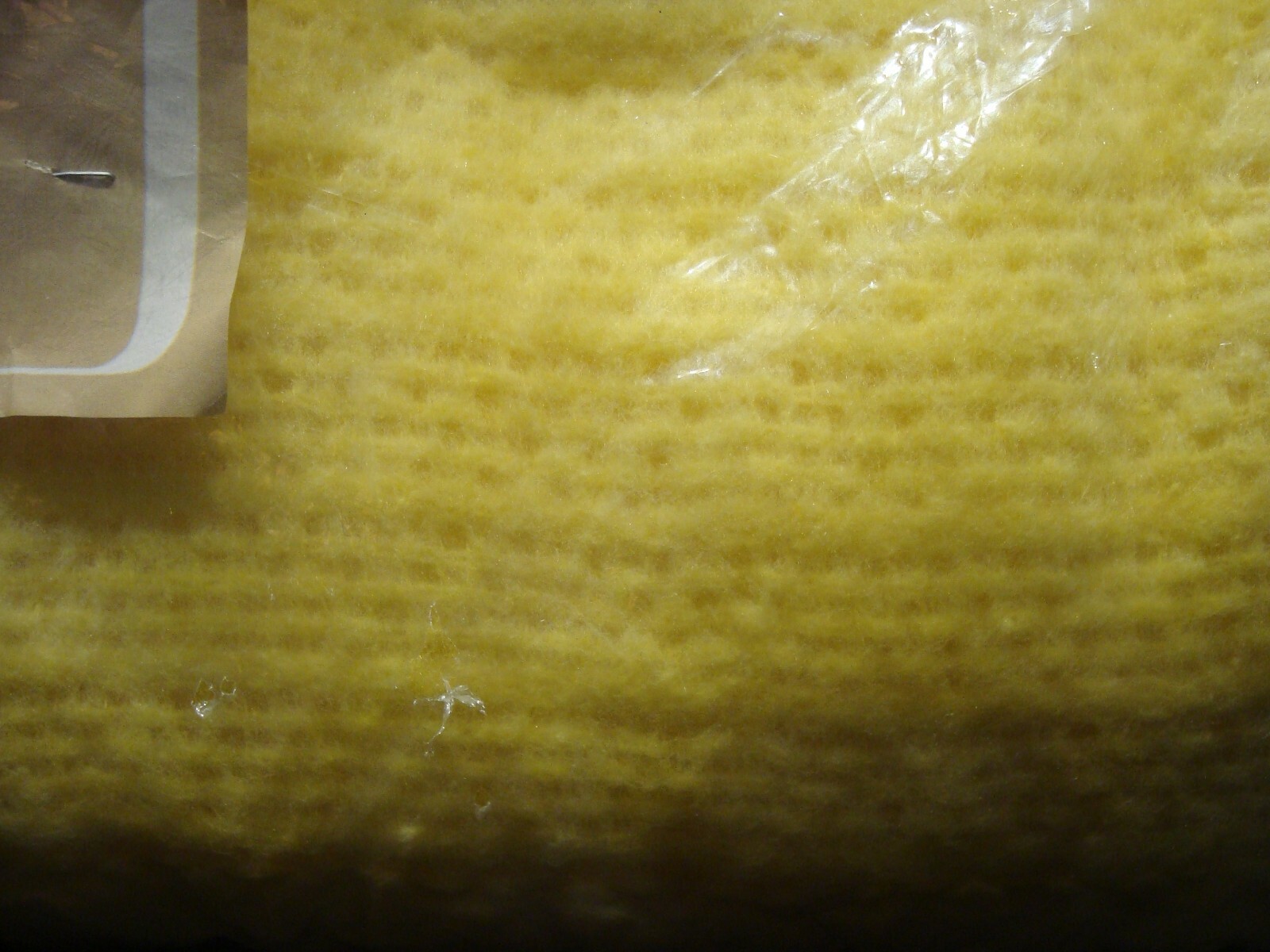 Vintage NOS Chatham SUN LEMON YELLOW 72x90 Anti Static Blanket w Acetate Binding