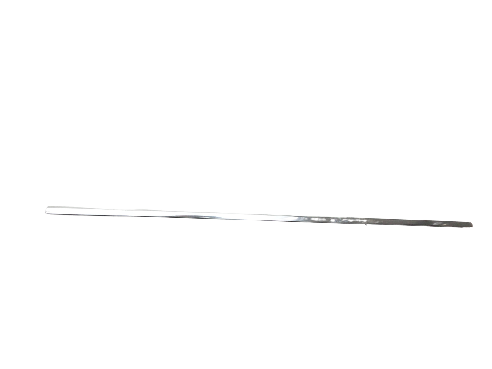 BMW E61 530d 04-07 Leiste für Tür Scheibendichtung Links Hinten Chrom  - Bild 1