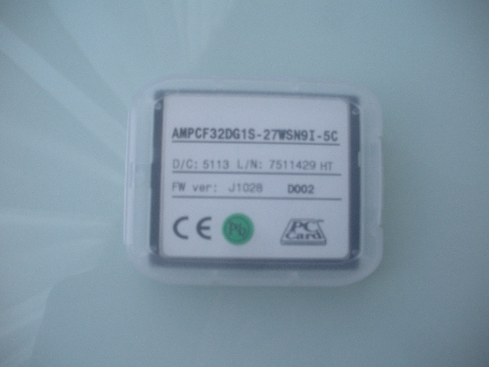 AMP Inc, Compact Flash, 32gb SSD AMPCF32DG1S - 27WSN9I - 5C