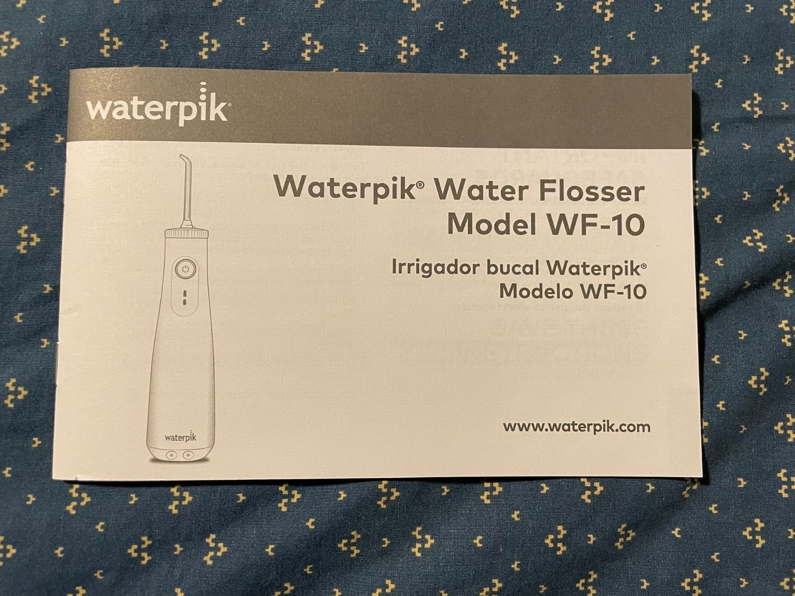 Waterpik Cordless Rechargeable Water Flosser Model WF 10 With 4 Tips NEW eBay