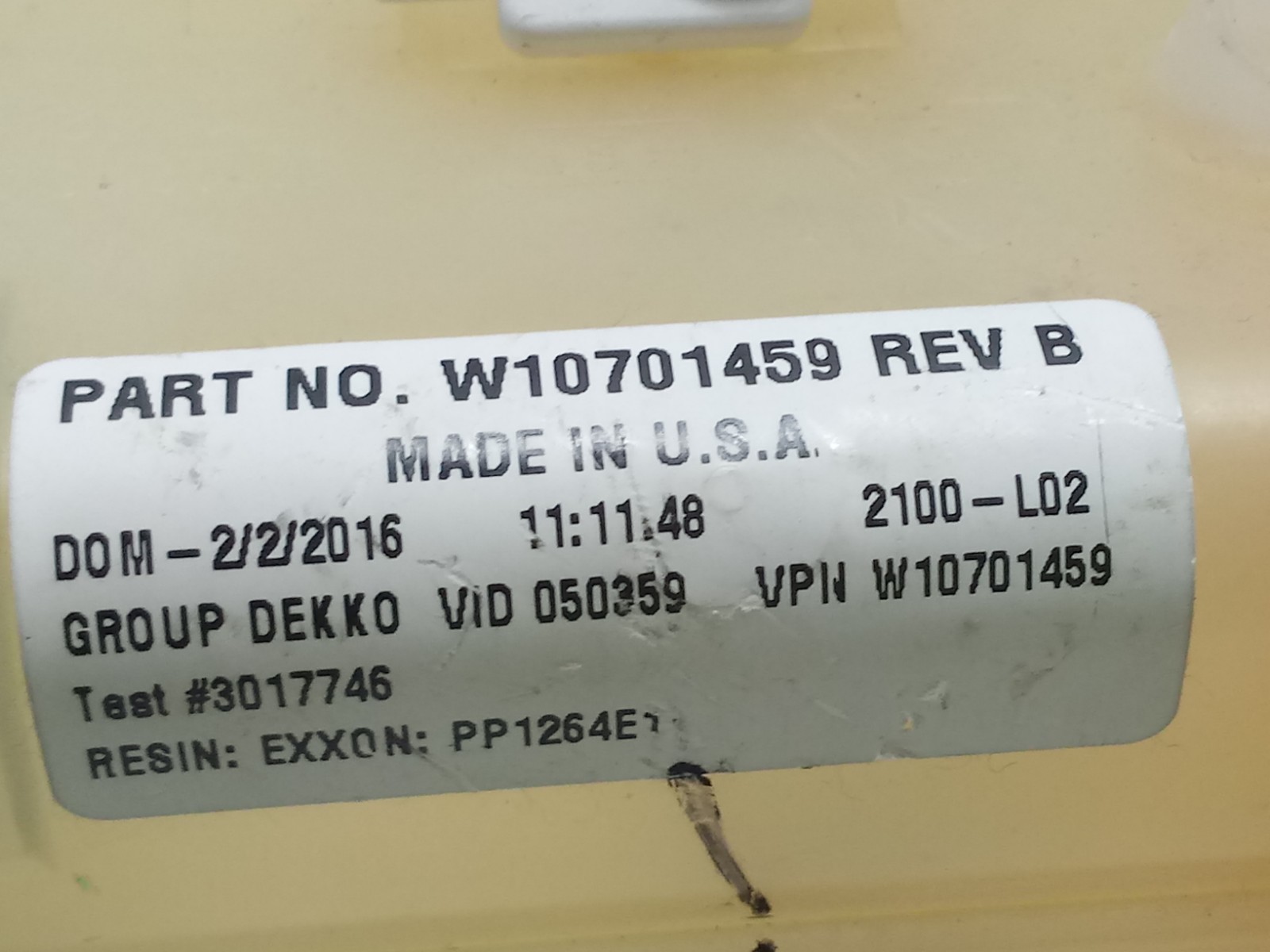 WHIRLPOOL WASHER WATER VALVE W10701459 W11210459 W10838319 W10869799 W11025984