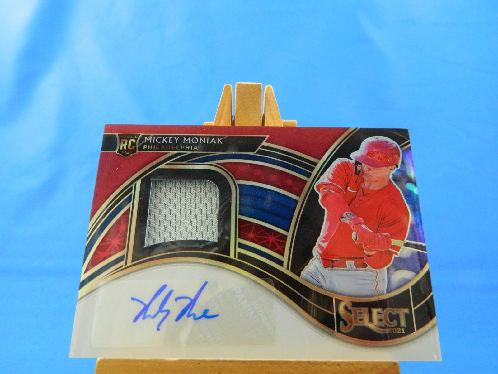 Mickey Moniak Select 2021 RC Rookie Autograph Auto Jersey