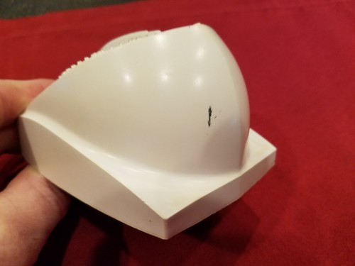 Vtg. - Robertshaw Lux Minute Minder Kitchen Timer - White w/Gold - Works   (119)