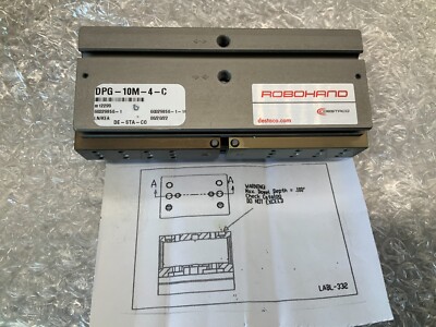 Destaco Robohand DPG-10M-4-C 2-JAw Modular Parallel Gripper