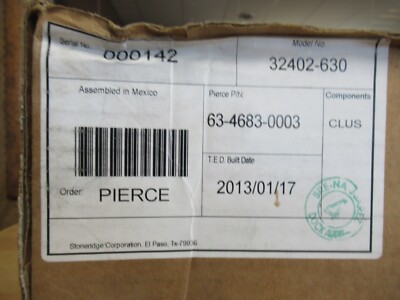 Pierce Manufacturing Instrument Cluster Pollak p/n 32402-630