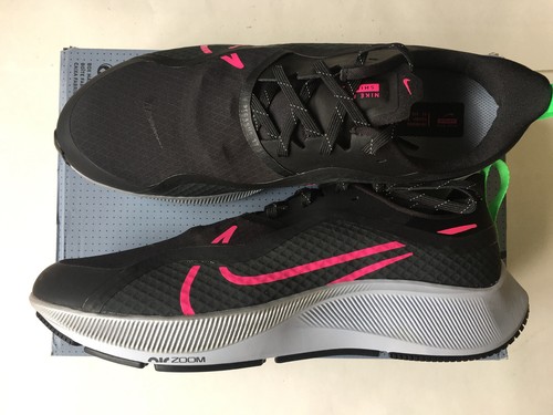 Nike Air ZM Pegasus 37 Shield Zoom Black Pink Mens 11