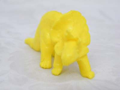 Vintage Marx Prehistoric Play Set Dinosaur, Yellow