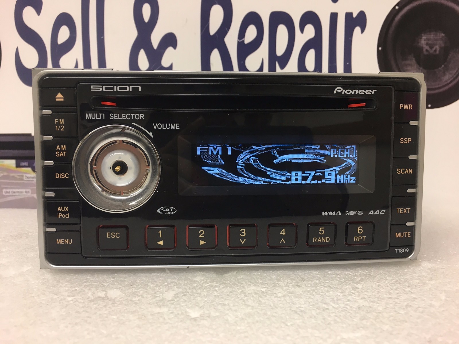 Scion Pioneer Radio Stereo MP3 CD Player Receiver AUX SAT Graphic
