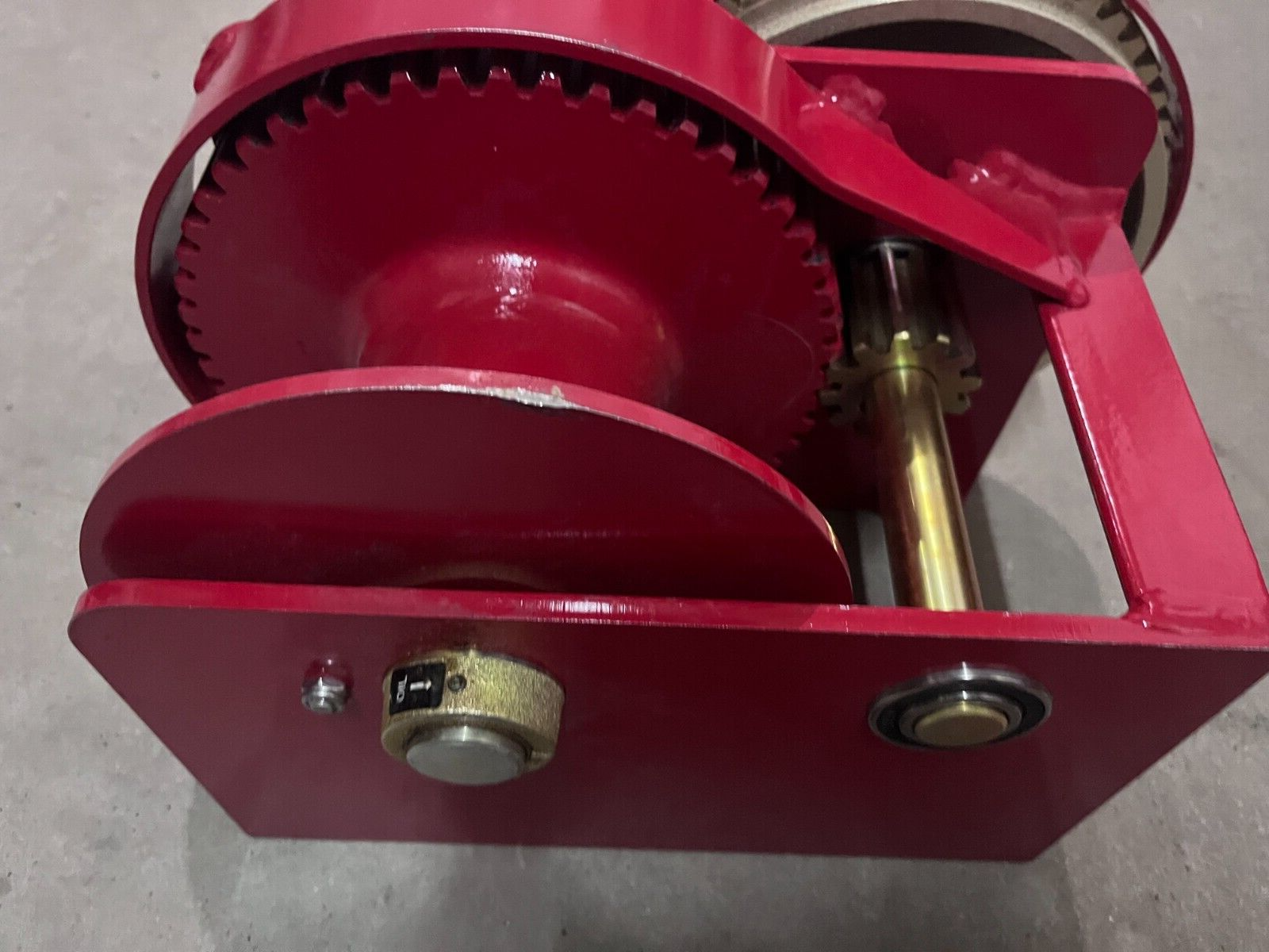 NEW Thern M452B Crane Hand Winch, Missing crank and brake handles.  Marine Grade